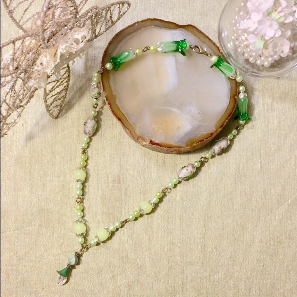 NWT Cloisonné Beaded Necklace